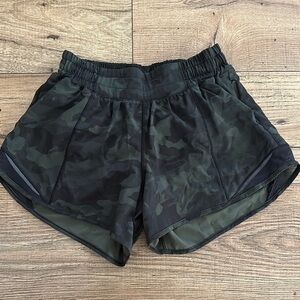 lululemon athletica Green and Black Athletic Shorts